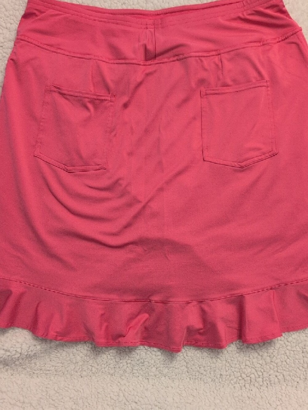 Pink Ruffle Hem Skort - Picture 2 of 5